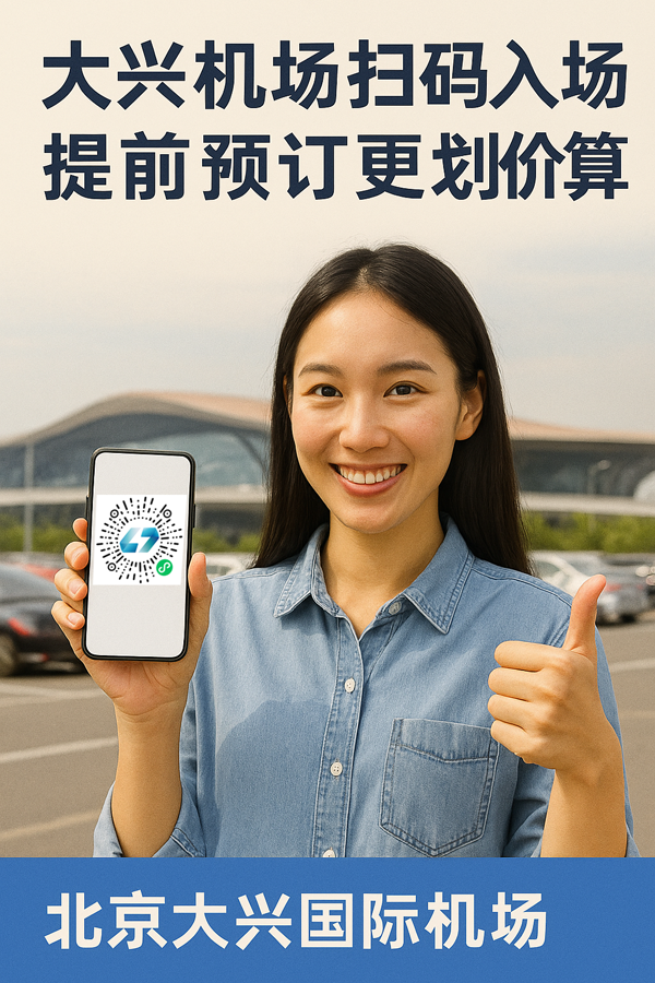 大興機(jī)場停車不用愁，手機(jī)下單直接停文鋒