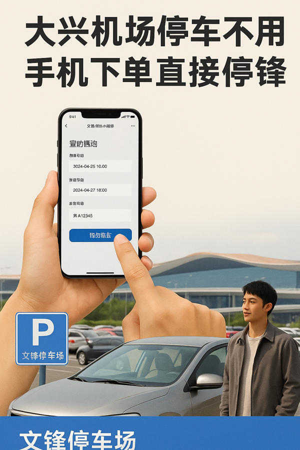 文鋒停車車主全程可視化，大興機(jī)場停車過程自己掌控